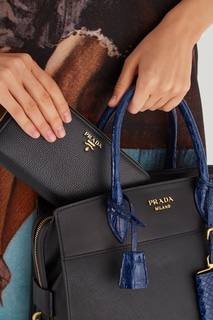 Кожаный кошелек Prada