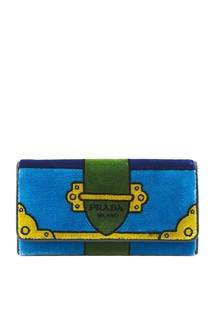 Бархатный кошелек Prada