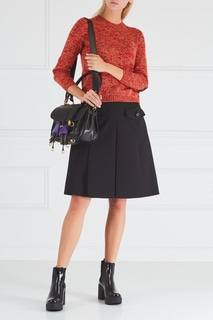 Шерстяная юбка Prada