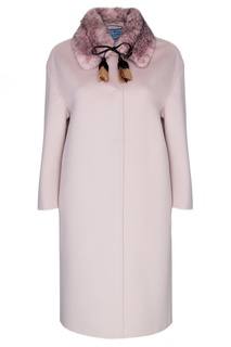 Пальто из шерсти и ангоры Prada