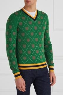 Хлопковый пуловер Gucci