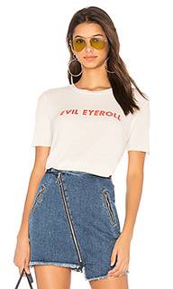 Футболка evil eyeroll - Wildfox Couture