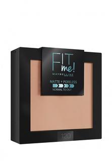 Пудра Maybelline New York "Fit Me", матирующая, скрывающая поры, оттенок 120, Класический бежевый, 9 г