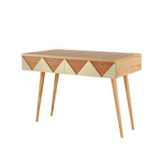 Консоль woo desk (woodi) бежевый 80.0x84.0x35.0 см.