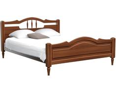 Кровать "Луиза" 2-спальная (бук) Dreamline
