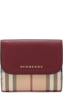 Портмоне из кожи в клетку House Check Burberry