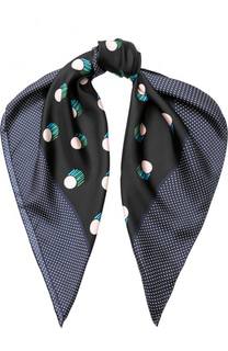Шелковый платок с принтом Diane Von Furstenberg