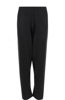 Укороченные шерстяные брюки с карманами Allude