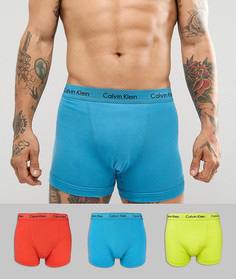 Набор из 3 боксеров-брифов из эластичного хлопка Calvin Klein - Мульти