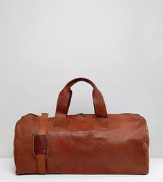 Светло-коричневая кожаная сумка Reclaimed Vintage Inspired - Рыжий