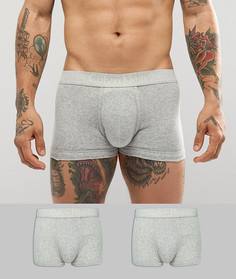 Комплект из 2 пар серых боксеров-брифов Calvin Klein - Серый