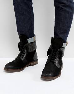 Черные теплые ботинки из замши Steve Madden - Черный