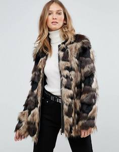 Шуба из искусственного меха Pepe Jeans Broomfield - Коричневый