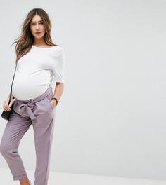 Брюки-галифе с поясом оби ASOS MATERNITY - Серый