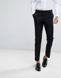 Облегающие брюки под смокинг Moss London - Черный