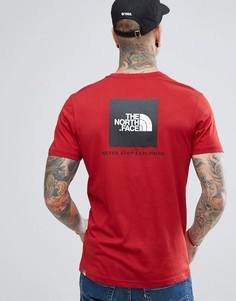 Красная футболка с логотипом The North Face - Красный