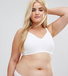 Фактурный бралетт ASOS CURVE - Белый