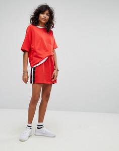 Трикотажная юбка с полосками Noisy May - Красный