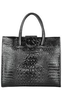 Кожаная сумка с тиснением La Reine Blanche