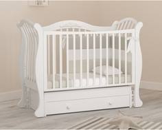 Кроватка Гандылян «Габриэлла Люкс» универс. маятник, ящик белый