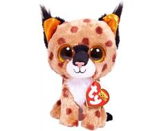 Мягкая игрушка TY Beanie Boos «Рысенок Buckwheat» 15 см