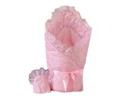 Одеяло на выписку для девочки АРГО, «Бабочки», розовое Argo