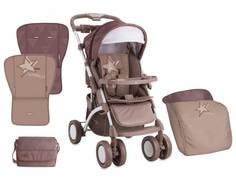 Коляска прогулочная Lorelli «Apollo»с накидкой на ножки Beige Star