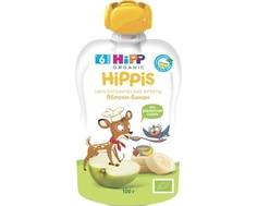 Пюре Hipp «Hippis» Яблоко, банан с 6 мес. 100 г (пауч)