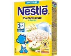 Каша молочная Nestle рисовая с яблоком с 4 мес. 220 г