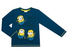 Футболка с длинным рукавом для мальчика Despicable Me, темно - синяя