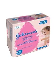 Влажные салфетки Johnsons baby «Нежная забота» 256 шт.