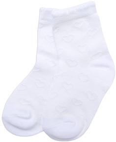Носки ажурные для девочки Barkito, белые