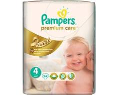 Подгузники Pampers Premium Care 4 (7-14 кг) 24 шт.