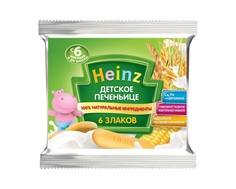 Печенье Heinz 6 злаков с 6 мес. 60 г (сашет)