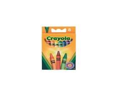 Мелки восковые Crayola разноцветные 8 шт.