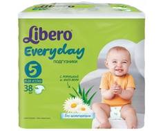 Подгузники Libero Everyday 5 (11-25 кг) 38 шт.