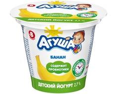 Йогурт Агуша Банан 2,7%, с 8 мес. 90 г