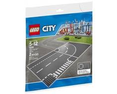 Конструктор LEGO City 7281 Т-образный перекрёсток и поворот