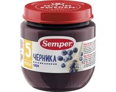 Пюре Semper Черника с 5 мес. 125 г