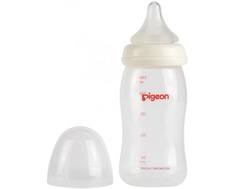 Бутылочка Pigeon «Peristaltic Plus» с силиконовой соской с рождения 240 мл