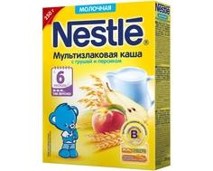 Каша молочная Nestle мультизлаковая с грушей и персиком с 6 мес. 250 г