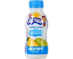 Йогурт питьевой Агуша Яблоко и груша 2,7% с 8 мес. 200 мл