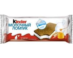 Пирожное Kinder «Молочный ломтик» Молоко и мед 28 г