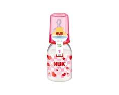Бутылочка NUK «Classic» с соской из силикона с рождения, 110 мл. в ассортименте