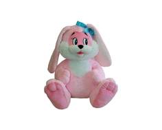 Мягкая игрушка СмолТойс «Зайчик» 45 см розовая