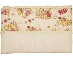 Комплект в кроватку Barkito «Happy-happy» 6 пр. молочный