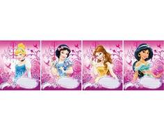 Тетрадь в линейку Disney Princess 12 листов в ассортименте