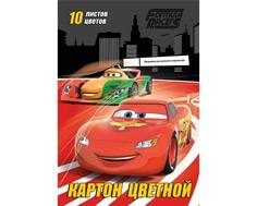 Набор цветного картона Disney Cars 10 листов