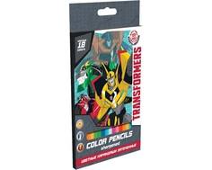 Набор цветных карандашей Transformers 18 шт.