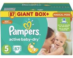 Подгузники Pampers Active Baby-Dry 5 (11-18 кг) 87 шт.